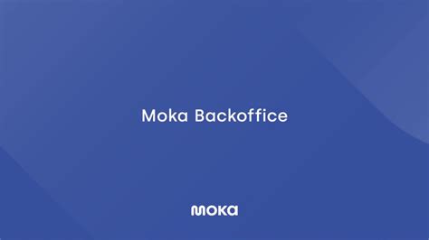 backoffice moka
